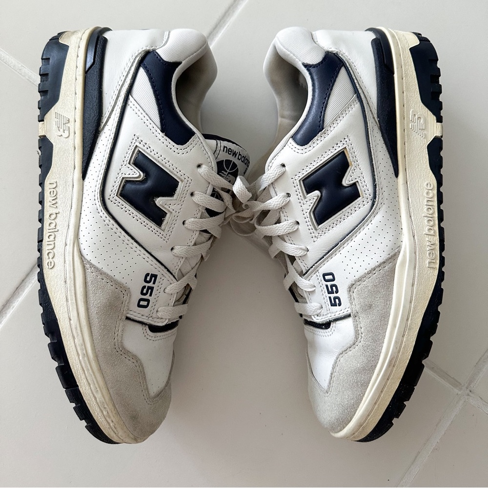 New Balance 550 navy white
